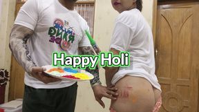 Holi Special: Sara Anal sex in holi festival enjoyed huge dick in pussy and anal Hornycouple149