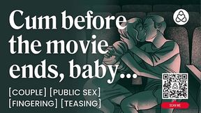 ASMR Audio Porn: Public Movie Theater Fuck with Girlfriend &ndash_ Fingering &amp_ Teasing &ndash_ Erotic Audio Roleplay