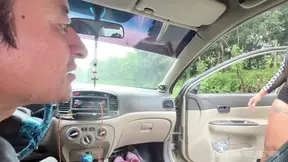 REAL - Lucky taxi driver fucks busty stepmom he meets on the road.