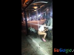 Homeless man getting head in down town Baltimore City