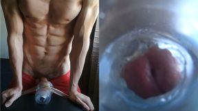 This is how I CREAMPIE my FLESHLIGHT - Camera inside a TOY PUSSY