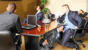 Colby Spencer Goes Wild in Steamy Gay Office Hookup – 18+