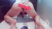 40 cm Anal Watergun for TGirl Lina!
