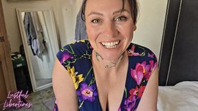 Amateur MILF teases hubby into rock hard erection at family gathering