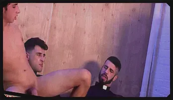 Forbidden Fling: Priests Punish Young Twink's Masturbation