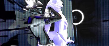 Alien Call raw yiffing through a white cat