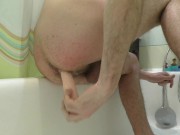 dildo riding and ruined orgasm
