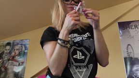 Sweetest shortest sexiest short shorts stockings, ever