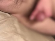 情けない喘ぎ声を上げながらビンビンに勃起したチンポを必死にシゴいて何度もイキそうになる変態日本人の寸止めオナニー【#80】