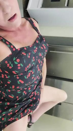 Naughty American Milf Masturbates at Work