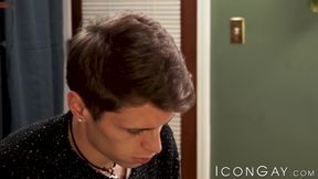 Dante Colle comforts Troy Accola with his big dick