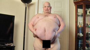 Naked BHM Andy Jiggles and Shakes His Fat Body For You (3 clips) *WMV*