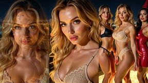 ai generated - stephanie & friends: rooftop dance in nyc