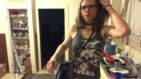 Sexy TransGirl Gets Ready for a Night of Fun!