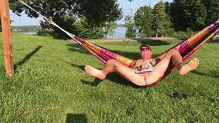 Fun Outdoor Pee and Cum !