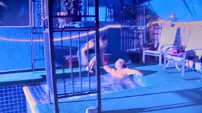 The pleasure is awesome when you have a slut sucking your cock in the jacuzzi