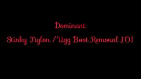Dominant Elf Stinky Nylon and Ugg Boot Removal JOI
