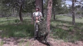 military hook-up in the woods with jim love and jason collins!