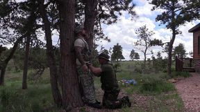 military hook-up in the woods with jim love and jason collins!