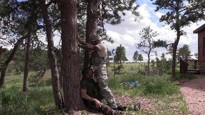military hook-up in the woods with jim love and jason collins!