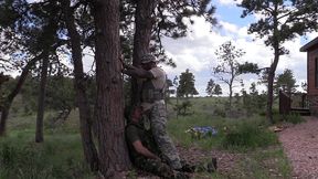 military hook-up in the woods with jim love and jason collins!