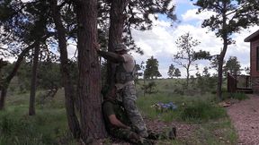 military hook-up in the woods with jim love and jason collins!