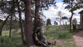 military hook-up in the woods with jim love and jason collins!