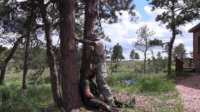 military hook-up in the woods with jim love and jason collins!