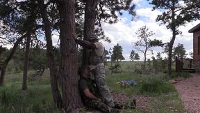 military hook-up in the woods with jim love and jason collins!