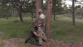 military hook-up in the woods with jim love and jason collins!