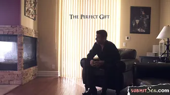 Cocksucking Asian Submissive Drenched in Cum During Threesome