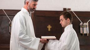 Wolf Old Priest Nut nectar Bearer Instructs Altar Stud Marcus Rivers How To Conform The Order - YesFather