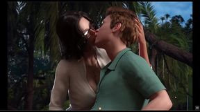 treasure of nadia [pornplay hentai game] ep.56 romantic outdoor kissing with diana