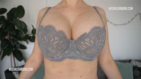 Big Boobs Bouncing In Five Bras