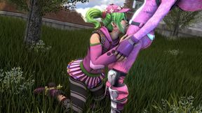 Fortnite Zoey Giving Blowjob to Cuddle Team Leader