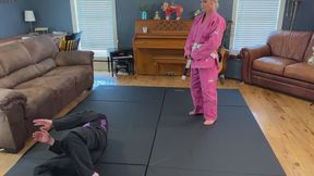 GI GRAPPLING TURNS EROTIC WITH TATIANA STEELE