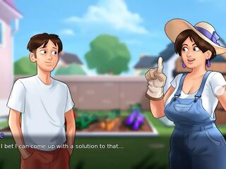 Summertime saga game america and Canadian step mom love german dirty mom