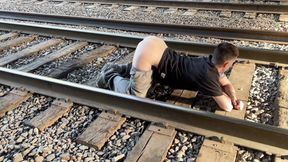 Cruising Tatted Fxggot Fuck Kian Fuk at the Tracks