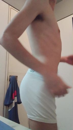 Twink Underwear Try on