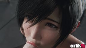Yuffie Final Fantasy 7 Completely Nude Blowjob Service - Wet & Messy 4K 3D Animation