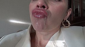 sniff lips constantly m