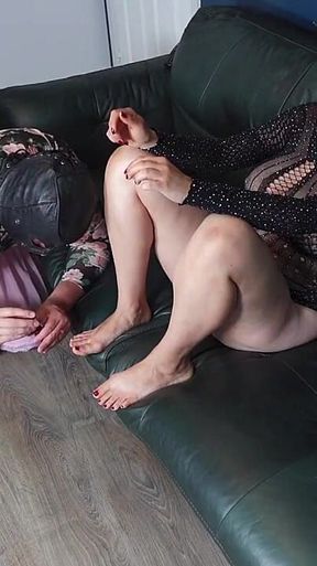 Sissy Nail Painting Party Femdom Slave