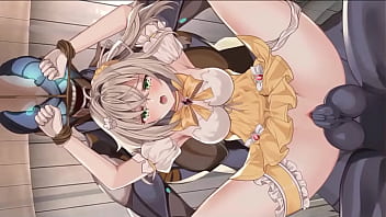 Cute girl having sex with soldiers and monsters men in Fairy Flower new hentai gameplay