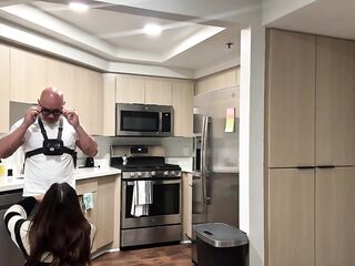 I've no choice but to bang Nicole Doshi in every gap and position possible when I go to check the drain in her house