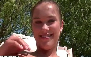 Victoria Sweet enjoys the sunshine, the touch of the wind...