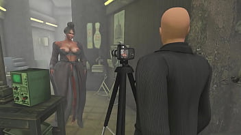 Young model and old photographer