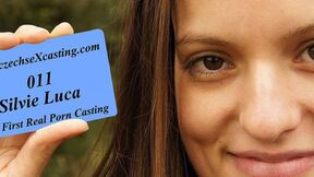 Silvia first real porn casting