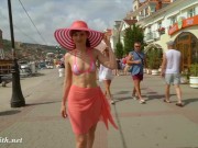 Caught naked by army copter. Nudist Vacations.
