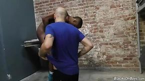 Tattooed gay gets his behind pummelled