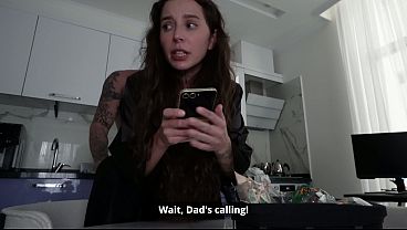 Step mom pushes step son's big cock in tight ass